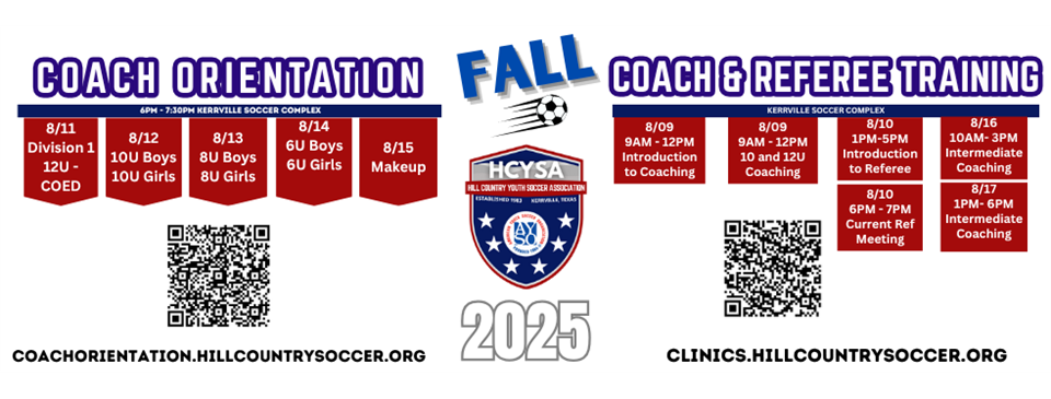 Coach and Ref Updates