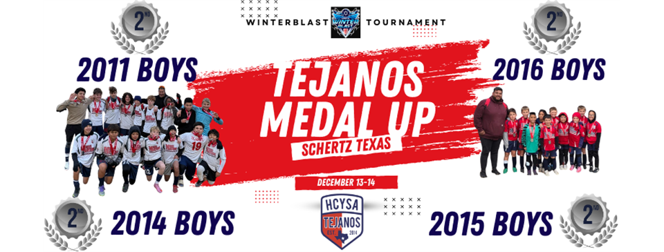 Tejanos Medal Up!